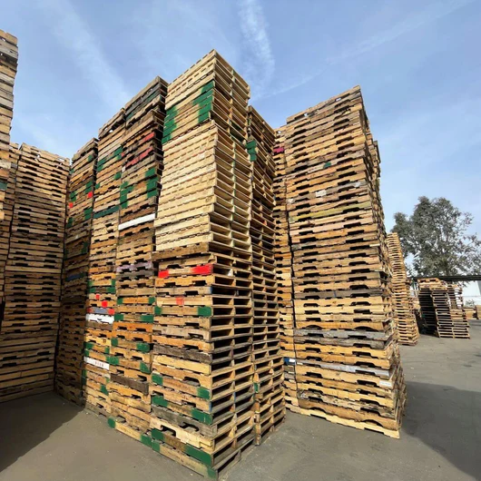 wooden pallets
